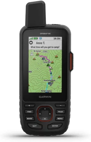  Garmin GPSMAP 66i, GPS Handheld and Satellite Communicator, Featuring TopoActive mapping and inReach Technology