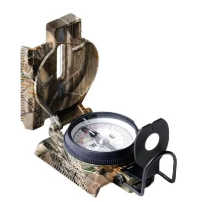 phosphorescent lensatic compass for navigation