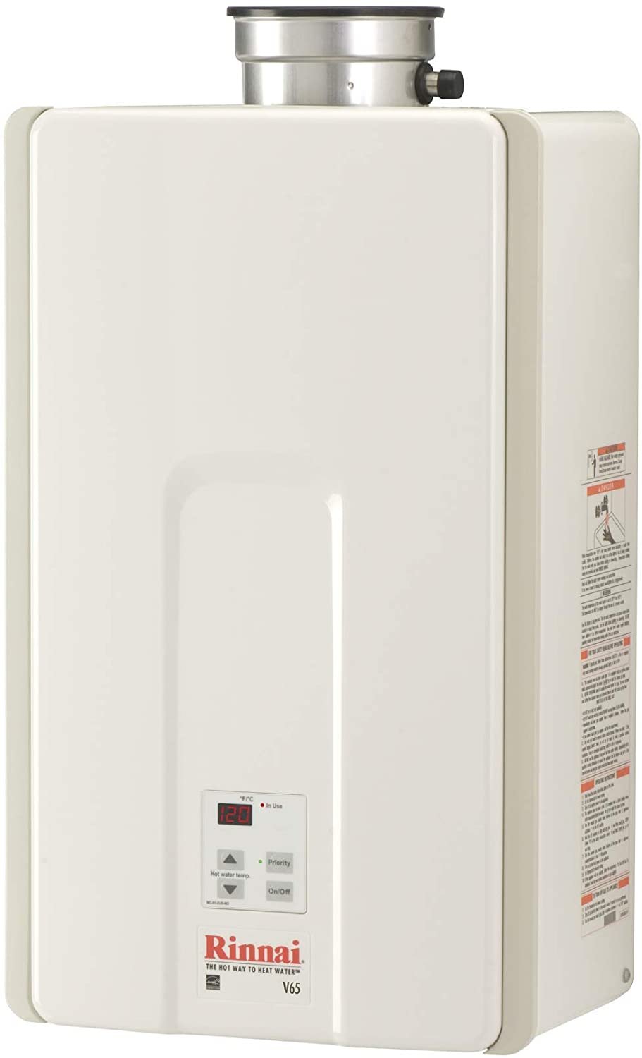 rinnai tankless hot water heater