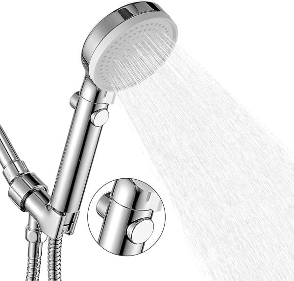 pausing shower head to conserve hot water