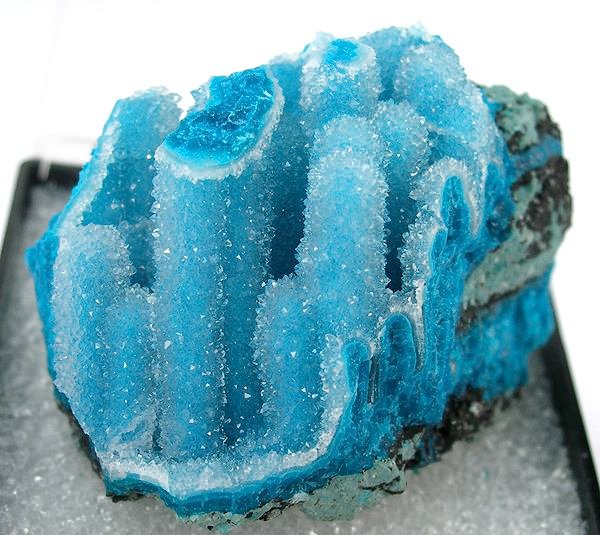 gemmy chrysocolla druzy gemstone specimen