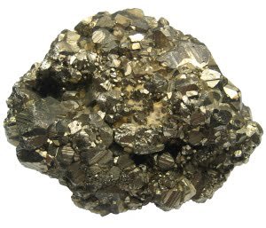 Pyrite is commonly associated with gold deposits