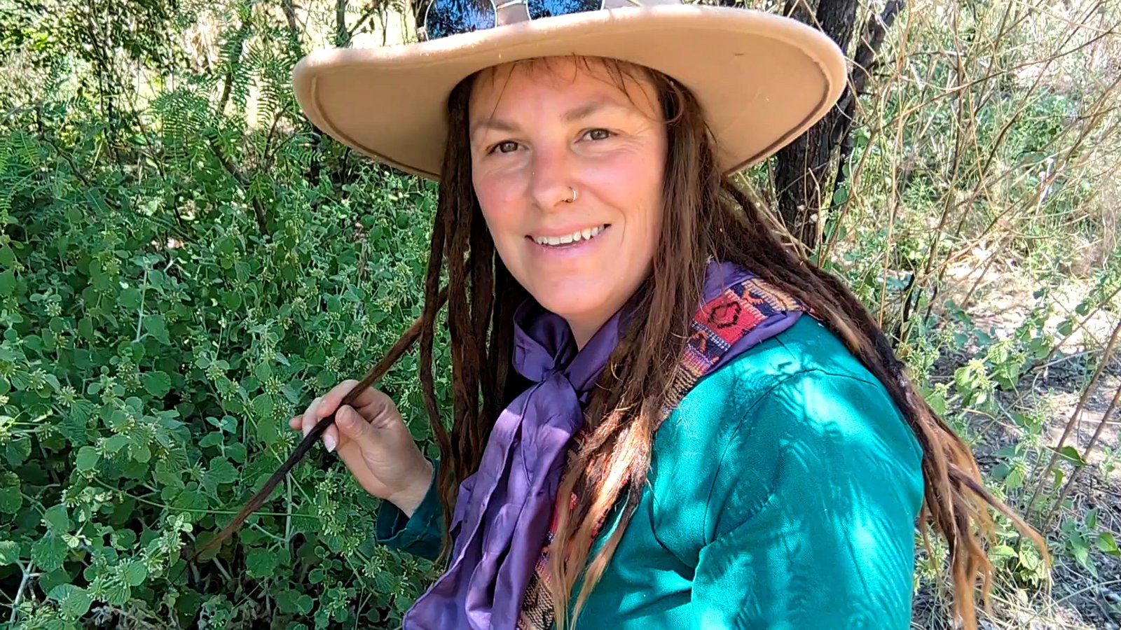 Regina Cal, professional prospector, rockhounder, and wilderness survivalist