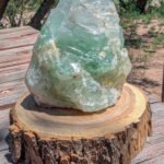 Large Translucent Fluorite Mineral for sale and found by Regina Cal, Rustic Skills